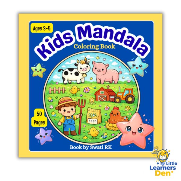 Home 4 mandala coloring book for kids