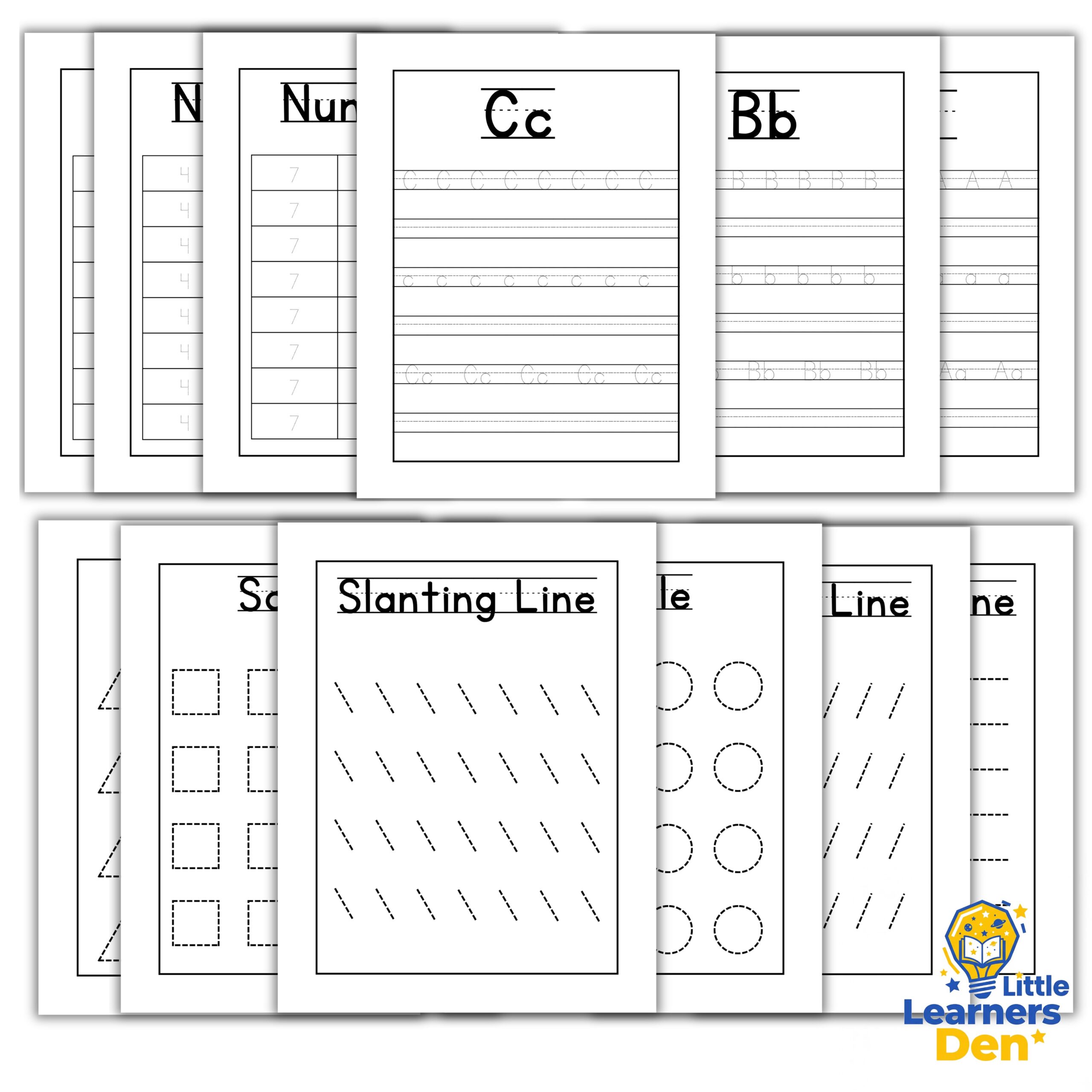 Tracing Book for Kids Ages 3–5 | Alphabet, Numbers, Shapes & Lines | Printable PDF Workbook | Instant Download | Digital Product 3 Tracing Book for Kids Ages 3–5 | Alphabet, Numbers, Shapes & Lines | Printable PDF Workbook | Instant Download | Digital Product - Image 2