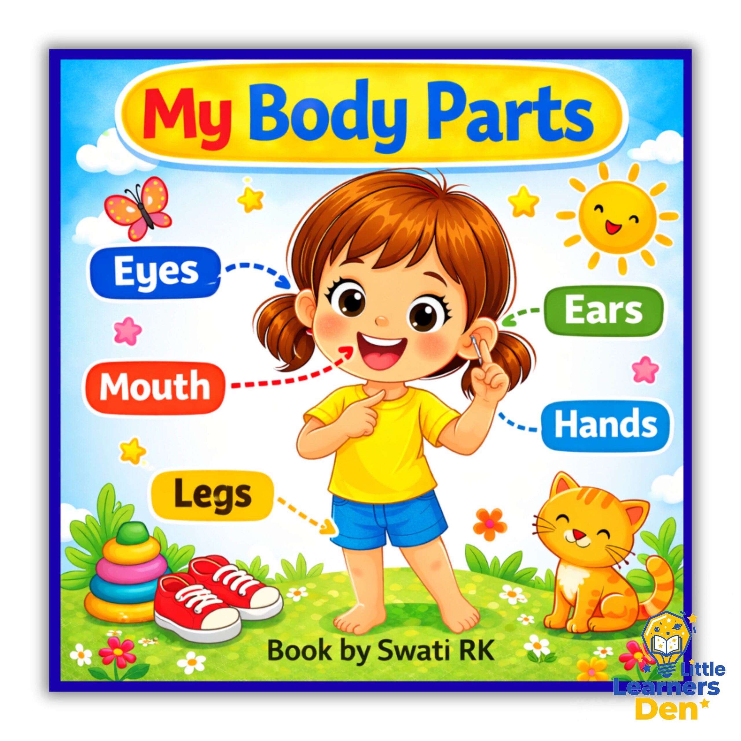 My Body Parts: Fun Learning Book for Preschool Kids | Learn Eyes, Ears, Mouth, Hands and Legs | Instant Download | Digital Product 2 My Body Parts: Fun Learning Book for Preschool Kids | Learn Eyes, Ears, Mouth, Hands and Legs | Instant Download | Digital Product