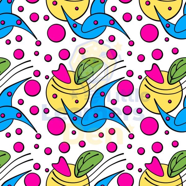 hand drawn seamless pattern