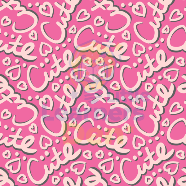 typography seamless pattern