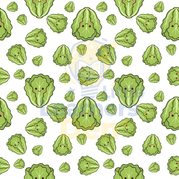 lettuce seamless pattern